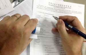 Документы на оформление рабочей визы в Китай