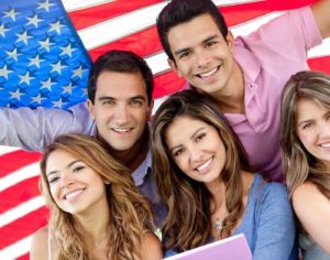 студентом в США